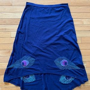 Synergy- High-low organic cotton skirt